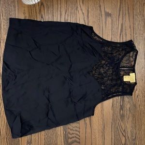 H&M Black Lace Detail with Sweetheart Neckline